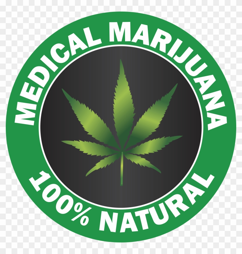 Free Clipart Of A Cannabis Leaf - Medical Marijuana 100% Natural #358108
