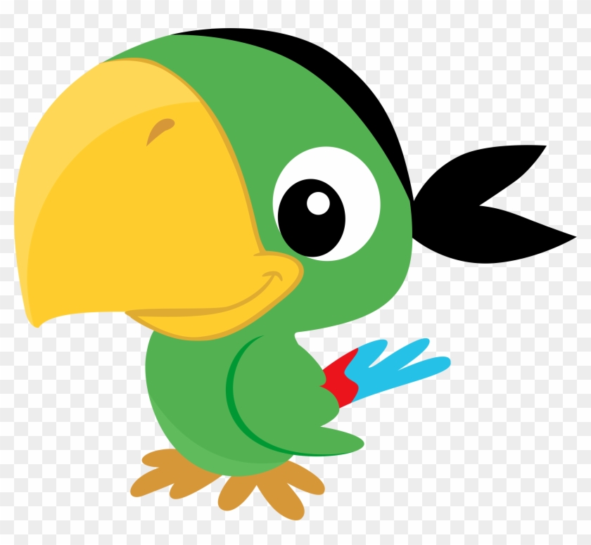 Inpgzazltq2zn - Parrot Pirate Clipart #358122