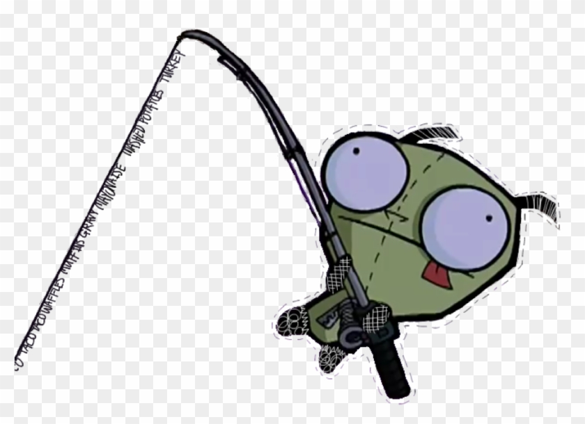 Gir Fishin For Waffles By Lexichacpasta - Gir Transparent #358147