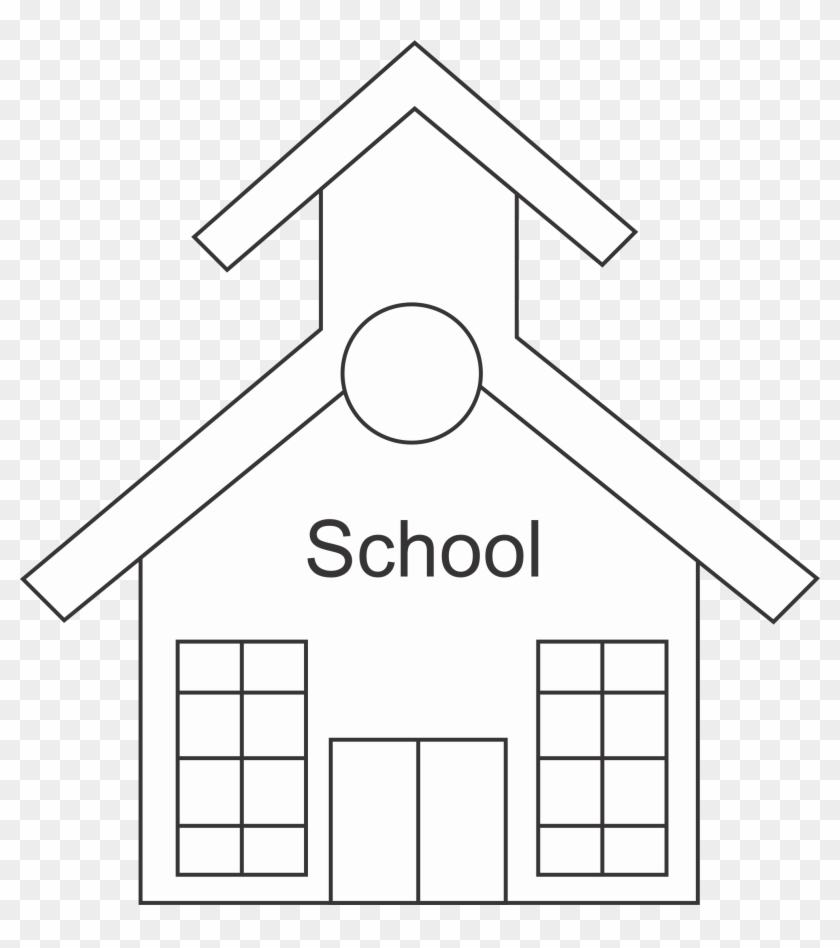 Outline Of A School Building #358207