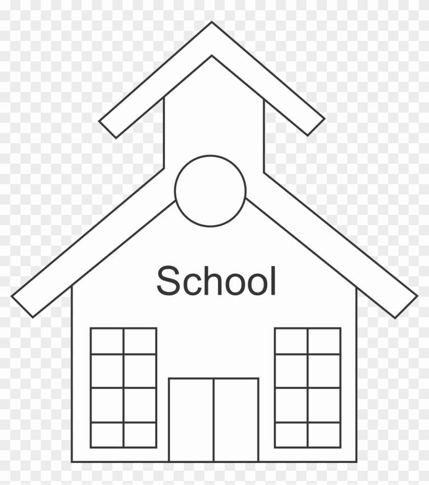 Outline Of A School Building #358207