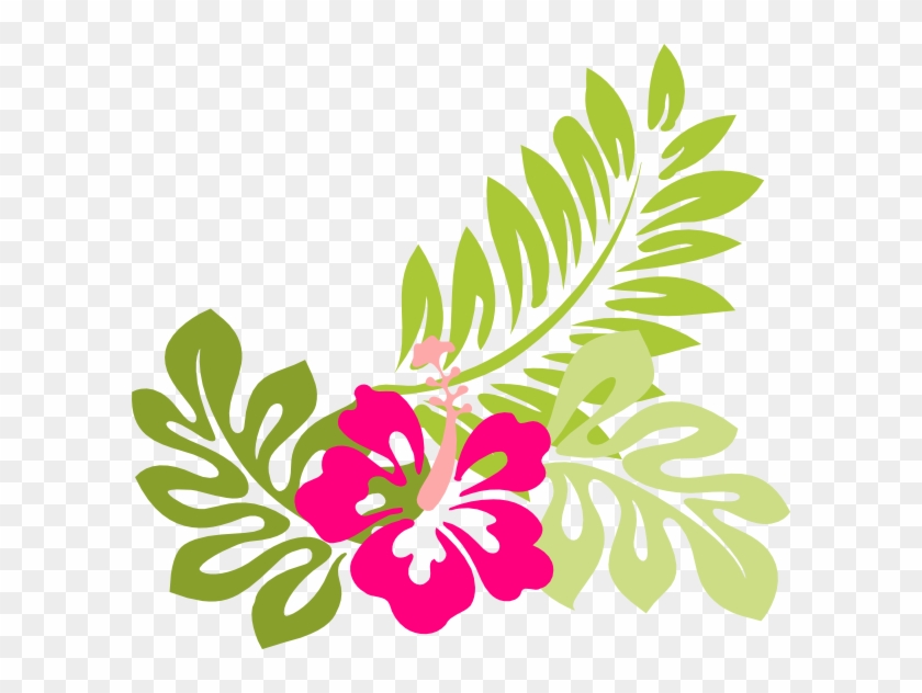 Hibiscus Clip Art - Hawaiian Flower Png #358240