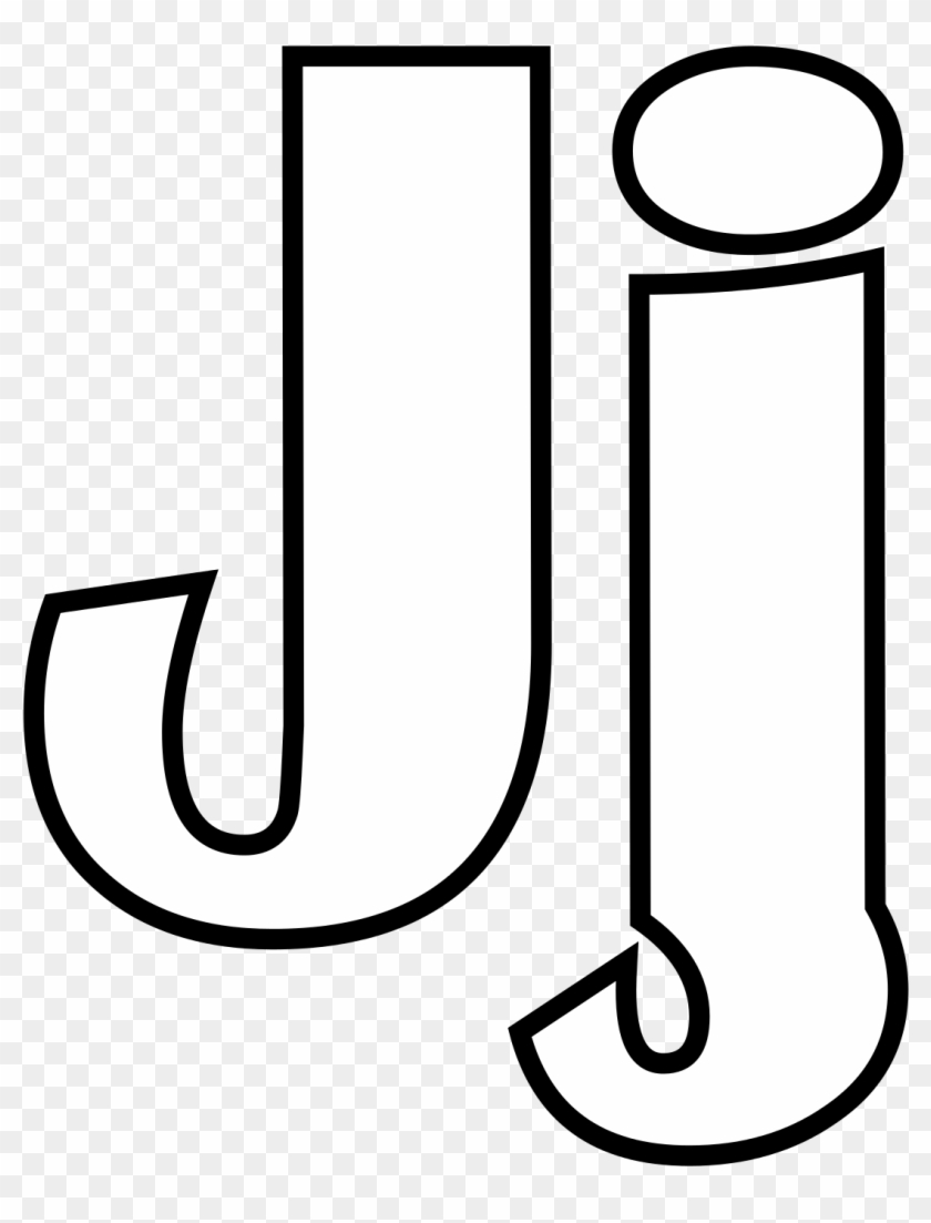 Minimalist Clip Art Letter J - Huruf J Untuk Mewarnai #358256