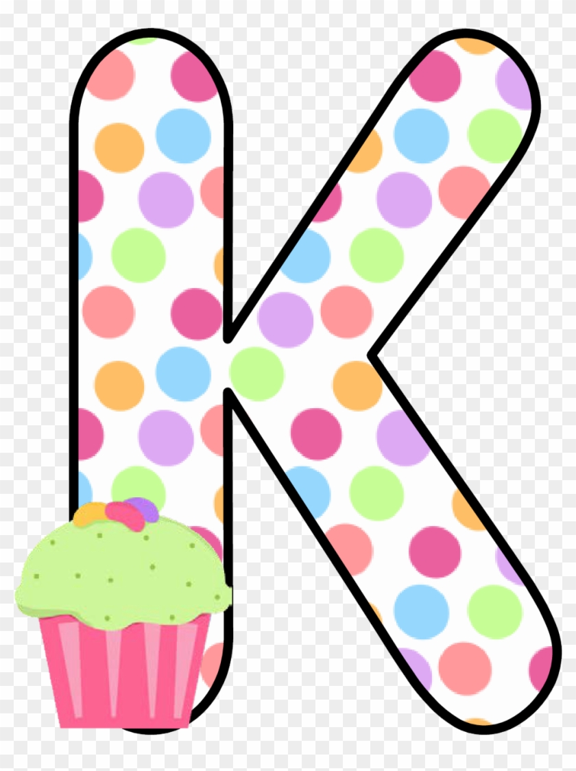 Ch B *✿* Alfabeto Cupcake De Kid Sparkz - Cupcakes Letters Clip Art #358286
