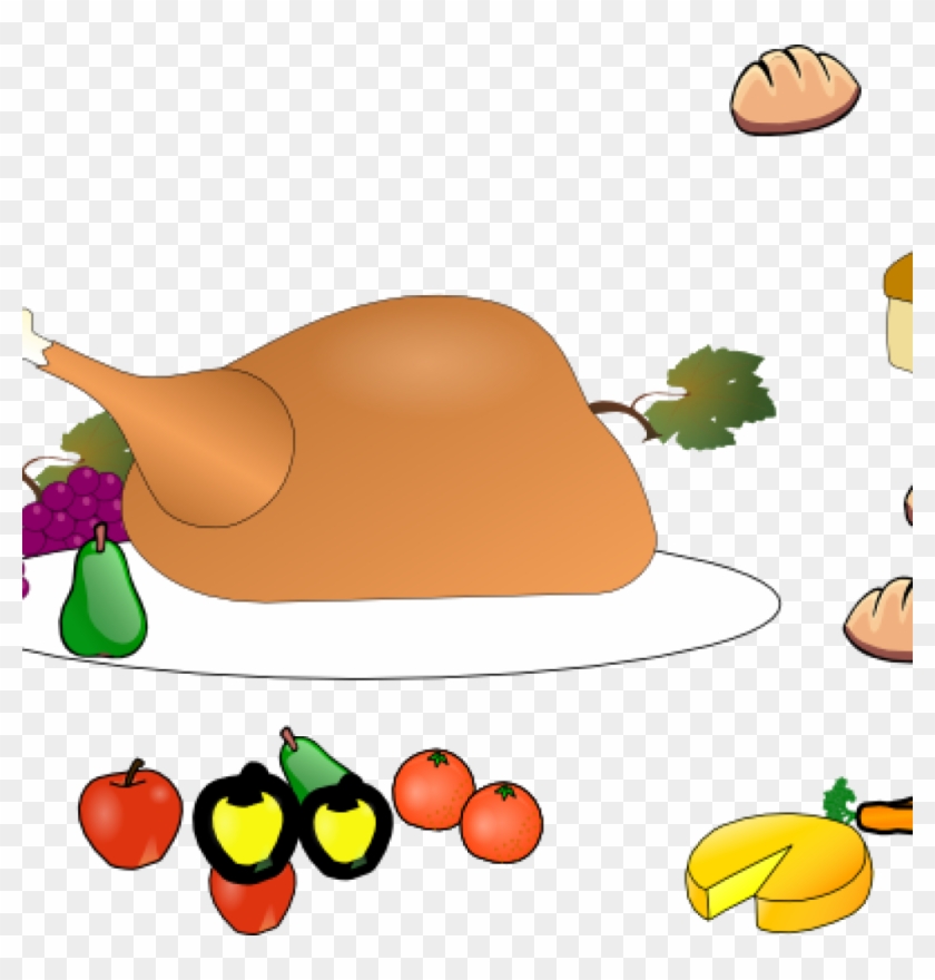 Thanksgiving Dinner Images Clip Art Turkey Dinner Clip - Clip Art #358299