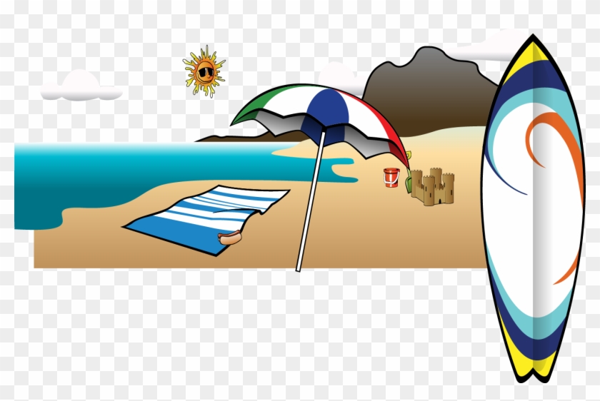 Summer Vacation Clip Art - Summer Vacation Clip Art #358341