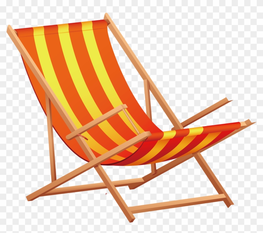 Umbrella Chair Beach Clip Art - Umbrella Chair Beach Clip Art #358364