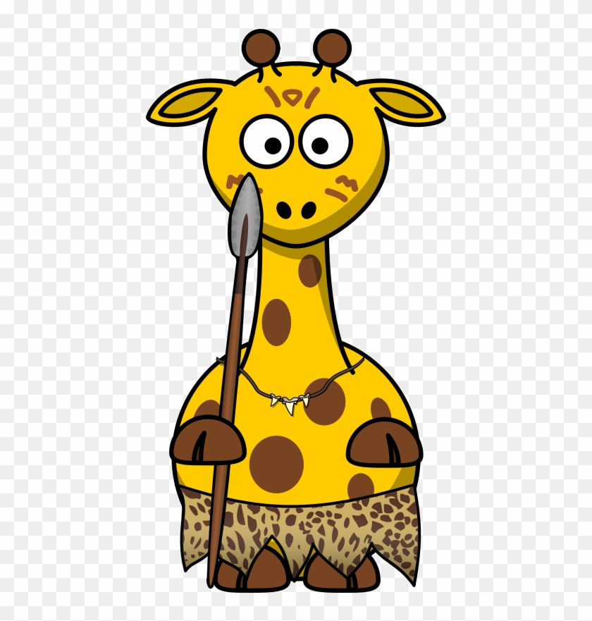 Clipart - Giraffe Wild - Cartoon Giraffe #358440