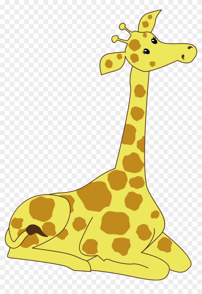 Big Image - Giraffa Cartone Png #358459