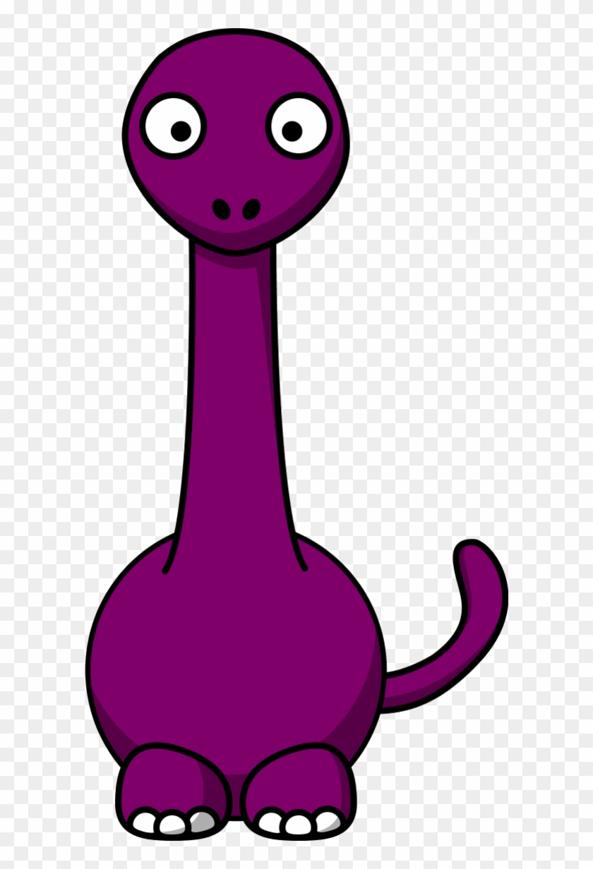 Dinosaur Cartoon Long Neck - Dinosaur Clipart #358465