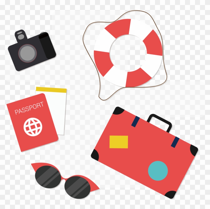 Suitcase Adobe Illustrator Banner - Vector Graphics #358491