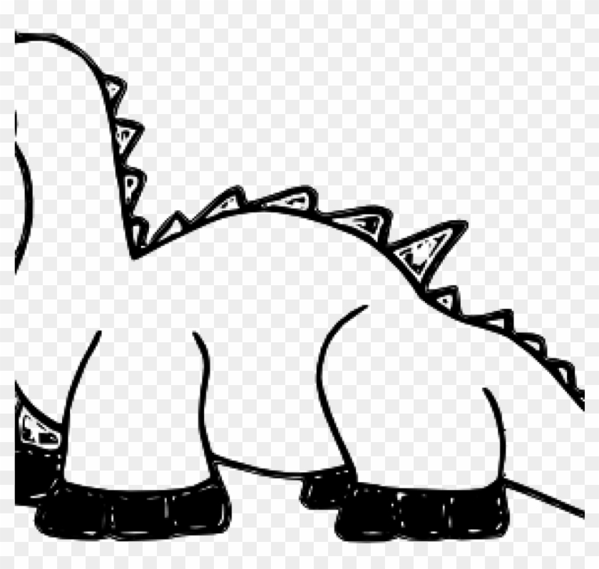 Dinosaur Clipart Black And White Dinosaur Clip Art - Dinosaur Clip Art #358496