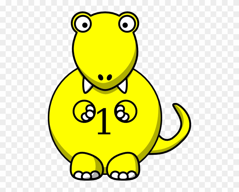 Dinosaur - Egg - Clip - Art - Yellow Dinosaur Clipart #358637