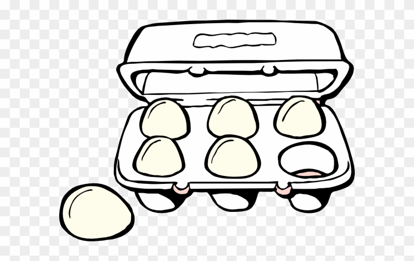 Egg Clip Art - Egg Carton Clipart #358702