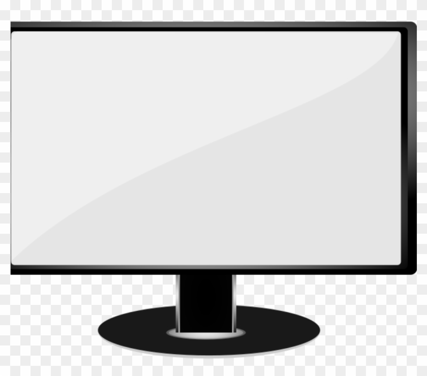 Monitor Clipart Computer Monitor Clip Art Black And - Blogosphere #358709