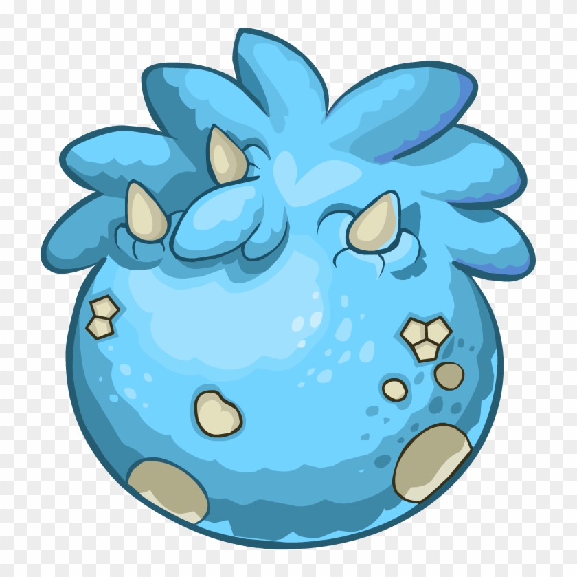 Blue Triceratops Puffle Egg - Club Penguin Dino Eggs #358741