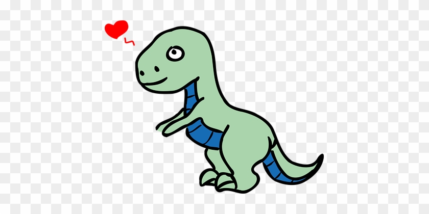 Cartoon Dino Dinosaur Dinosaurs Doodle Lov - T Rex Lovers #358743