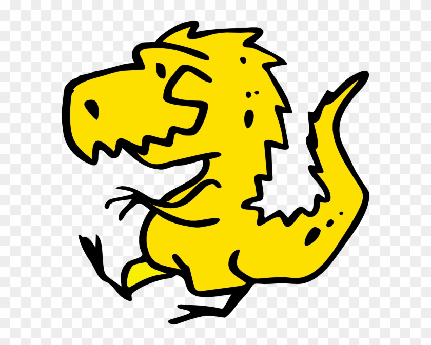 Yellow Dinosaur Clip Art - Custom Green Cartoon Dinosaur Shower Curtain #358806