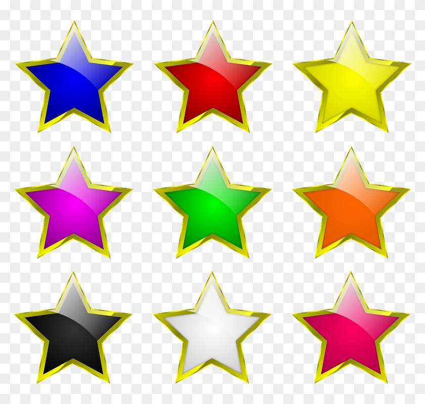 Pictures Of Cartoon Stars 20, Buy Clip Art - Red Blue Star Vectors #358891