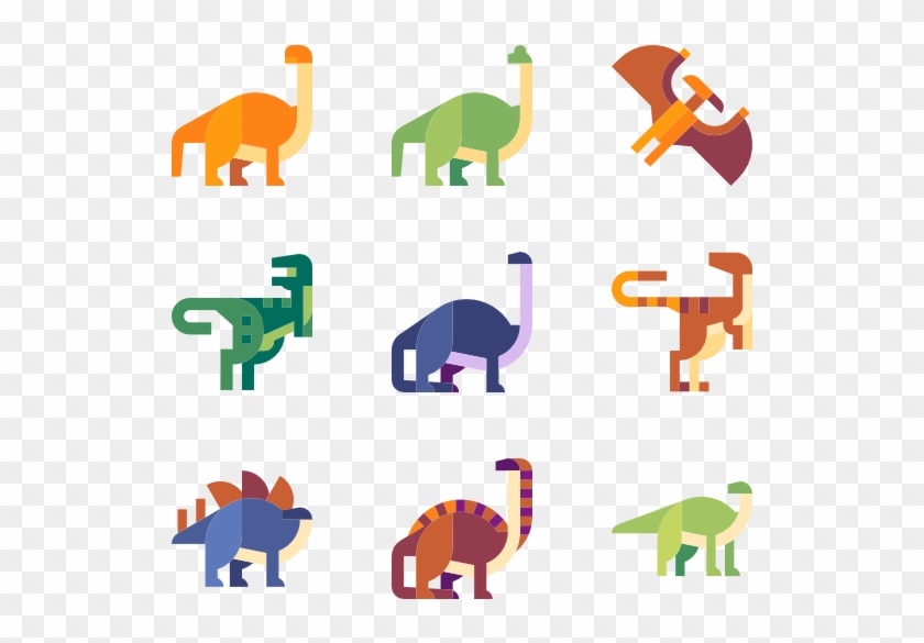 Dinosaur Collection - Dinosaur Icon Set #358910
