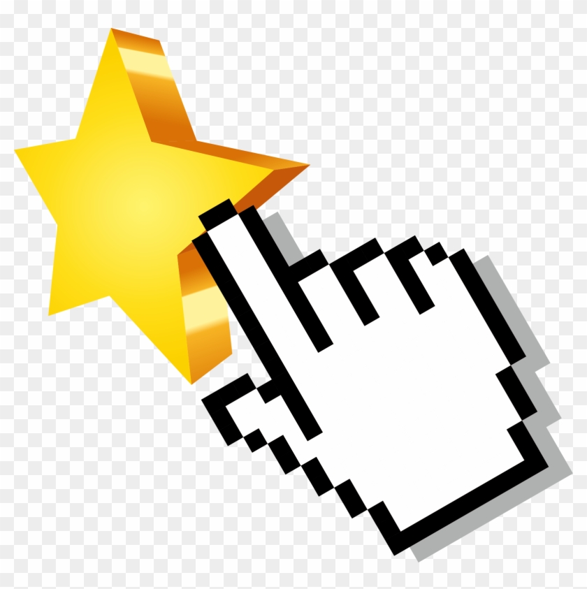 Computer Mouse Pointer Cursor Icon - Hand Cursor Png #359015