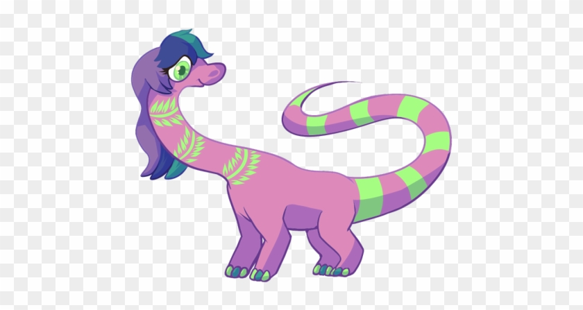 Purple Dinosaur Cliparts - Cartoon #359014