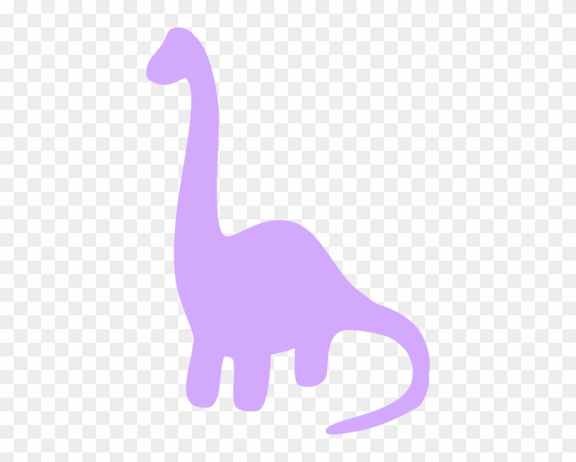 Purple Clipart Dino - Dinosaurios Siluetas #359019