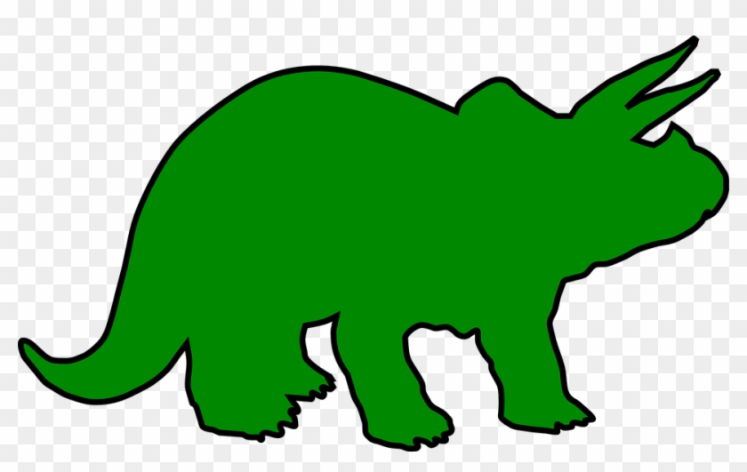 Dinosaur Triceratops Dino Prehistoric Jura - Green Triceratops #359078