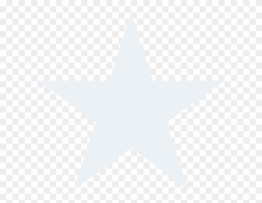 White Star Clip Art At Clker - Star Icon Png White #359103