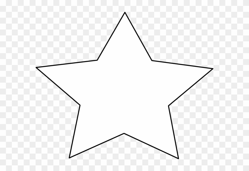 Star Outline Clip Art Free - White Star Png Transparent Background ...