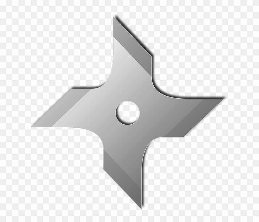 Ninja Star Clip Art - Shuriken Clipart #359219