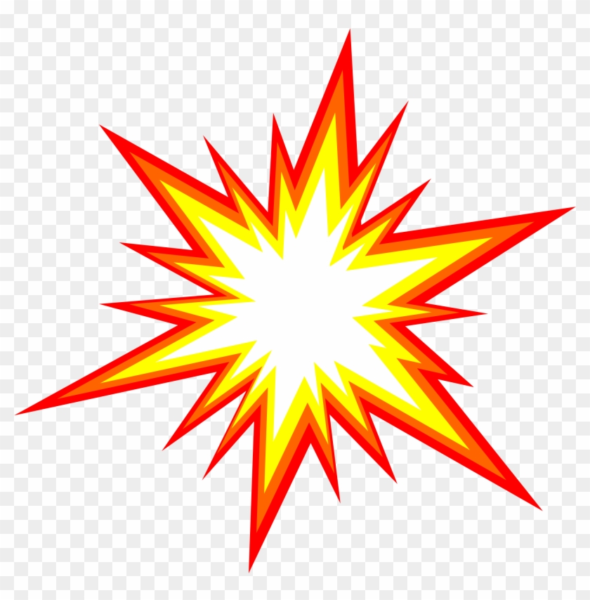 Clipart Lovely Design Starburst Images 6 Explosion - Star Burst #359222