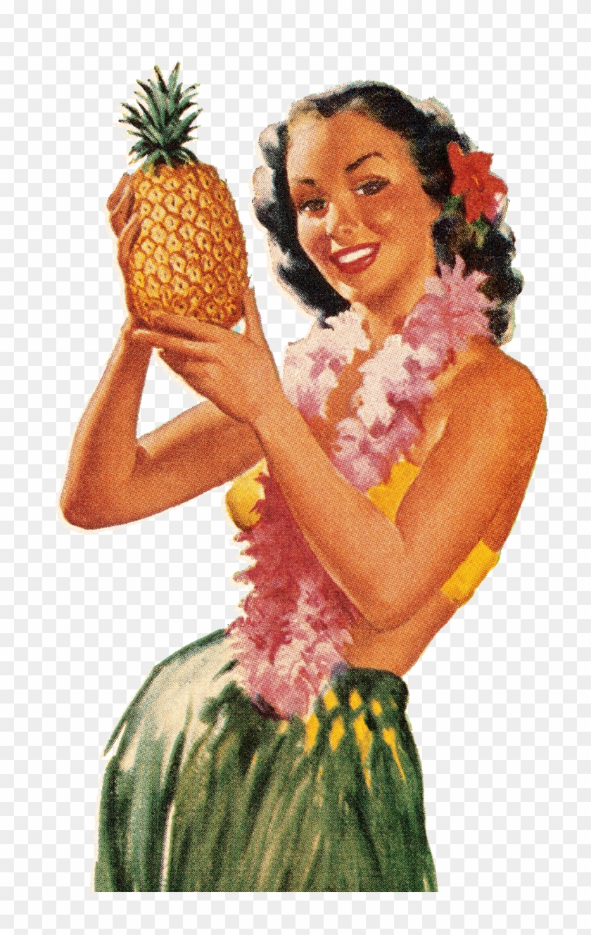 Hawaii Hula Girls Dance Illustration - Hula Girl #359302