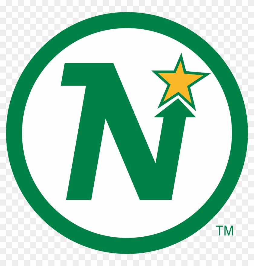 Green To Black - Minnesota North Stars Logo #359400