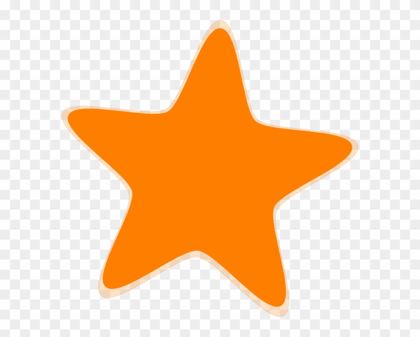 Orange Star Clipart - Material Star Icon #359430