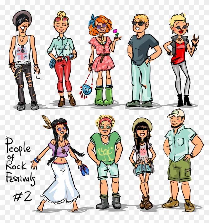 Music Festival Cartoon Drawing - Music Festival Cartoon Drawing #359539