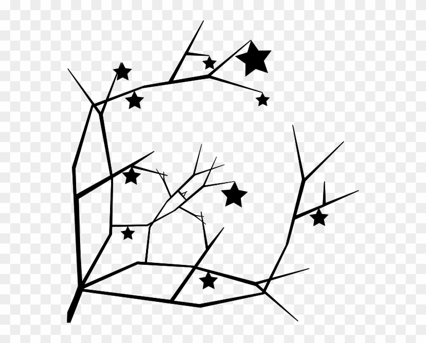 Tree Stars Silhouette #359461