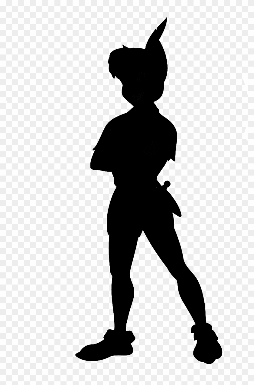 Peter Pan Shadow Clipart - Silhouette Of Peter Pan #359503