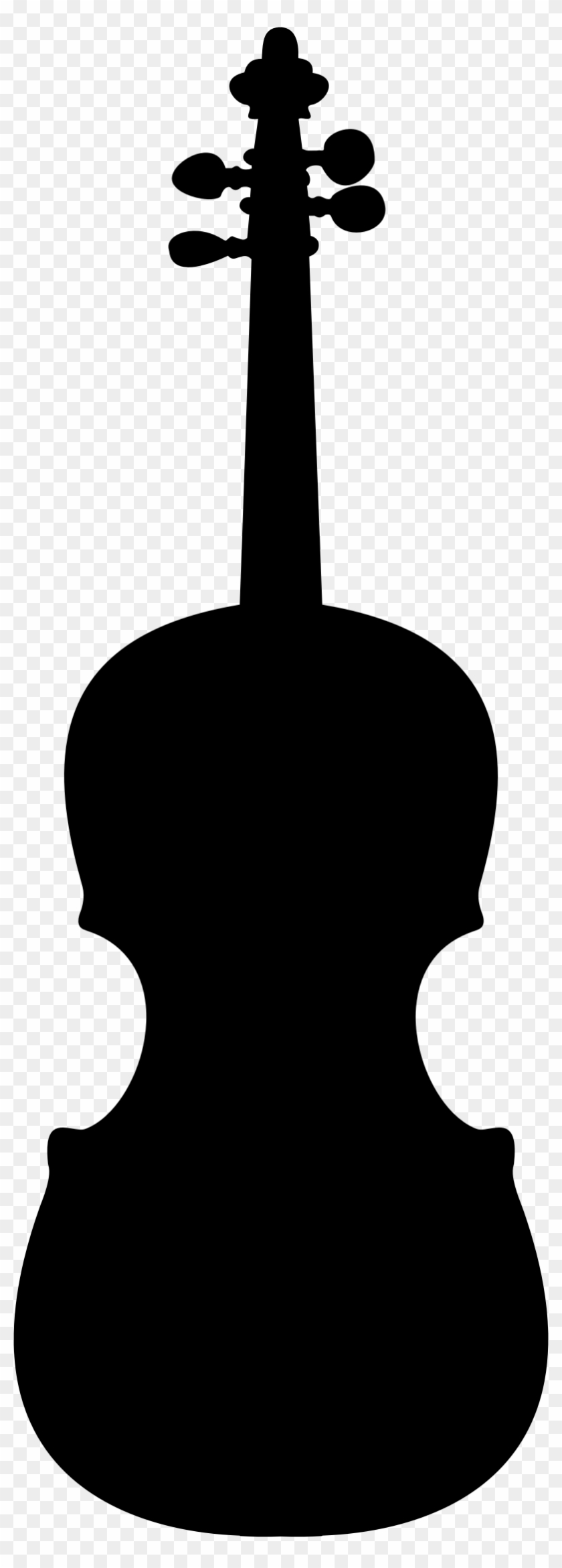 Violin Clipart Silhouette - Violin Silhouette Clip Art #359516