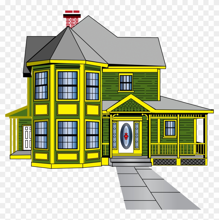 Onlinelabels Clip Art - Beautiful House Clipart #359544