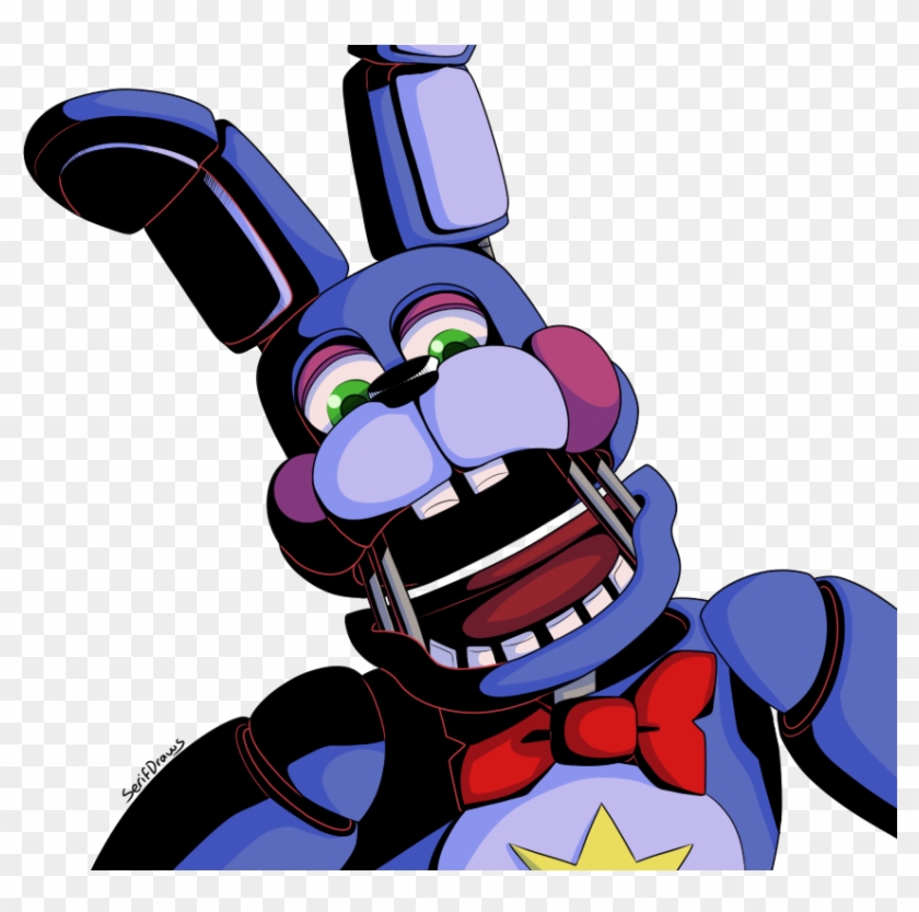 Rockstar Bonnie By Serifdraws - Fnaf 6 Rockstar Bonnie Drawings #359616