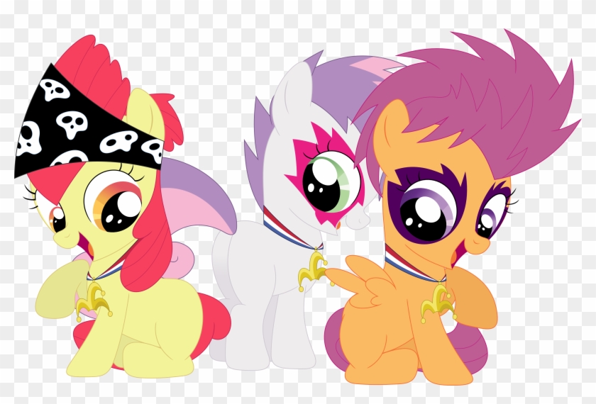 As Rock Star Fillies, We'll Get Our Marks For Sure - Cutie Mark Crusaders Cutie Marks #359647