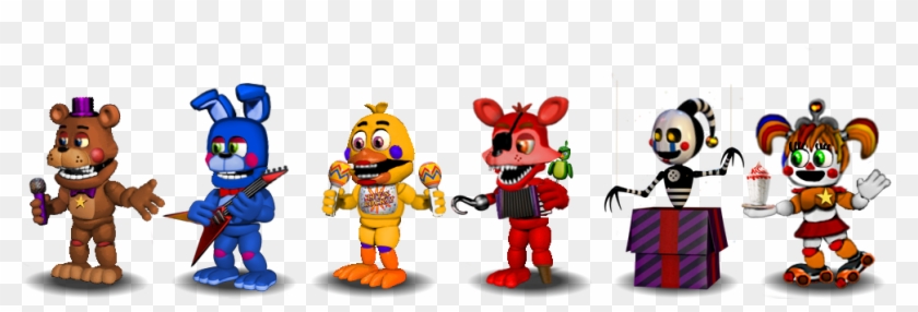 Adventure Fnaf 6 Rockstar Characters By Aidenmoonstudios - Fnaf 6 Rockstar Characters #359653