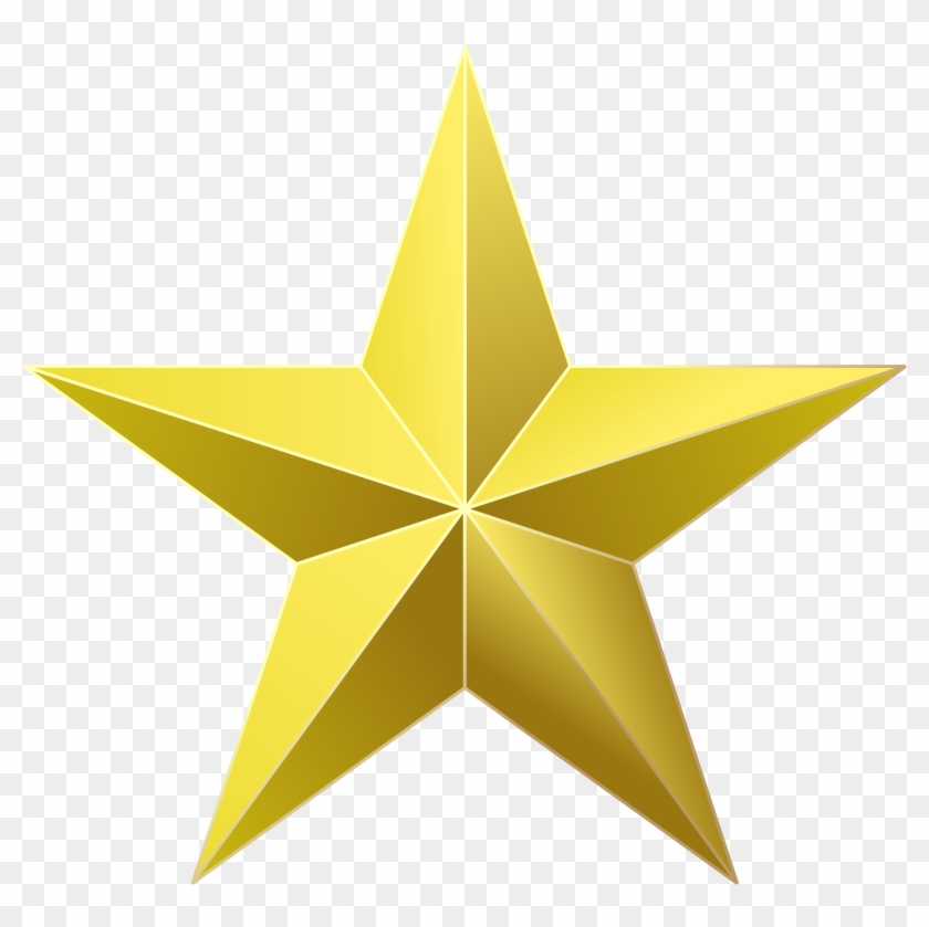 Open - Gold Star Png #359678