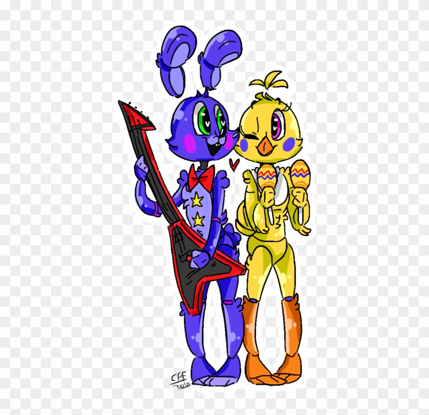 Rockstar Bonnie X Rockstar Chica By Ifuntimeroxanne - Rockstar Bonnie X Rockstar Chica #359683