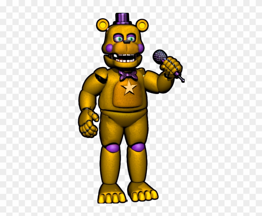 Rockstar Fredbear By Thegreenbear87 - Fnaf Rockstar Spring Bonnie #359716