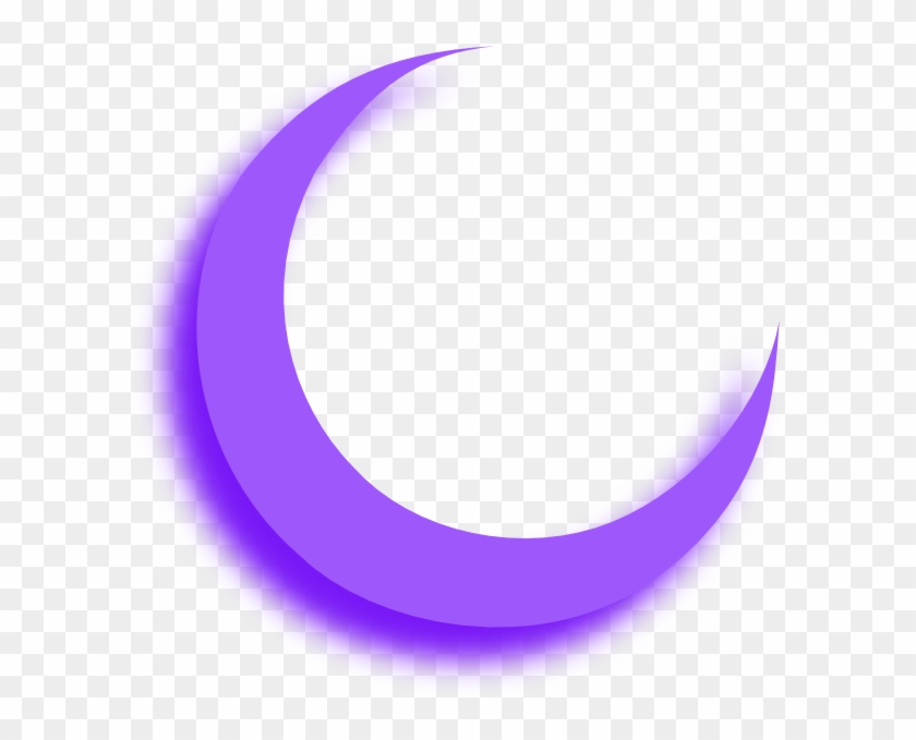 Star Clipart Lavender - Purple Crescent Moon Png #359725
