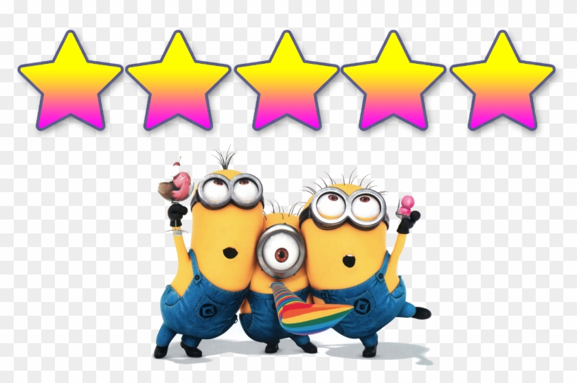 5 Star Clipart - Despicable Me Minions Edible Cake Topper Frosting 1/4 #359757