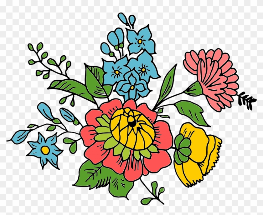 1060 × 965 Px - Flowers Drawing Png #359776