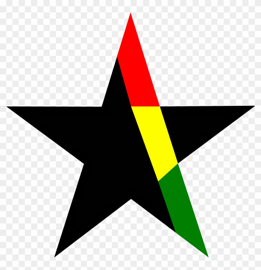 Winsome Black Star Clip Art Medium Size - Les Black Star Du Ghana #359819